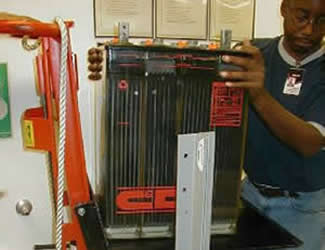 All stationary battery installations are handled by trained professionals.